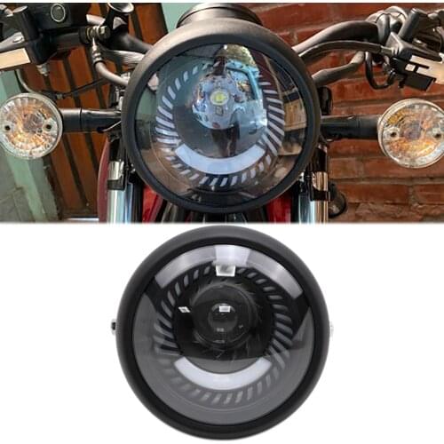 LED Headlight Headlamp Bulb for Universal Motorcycle Bobber Chopper Cafe Racer Custom Motorbike High Low Beam DRL Head Light