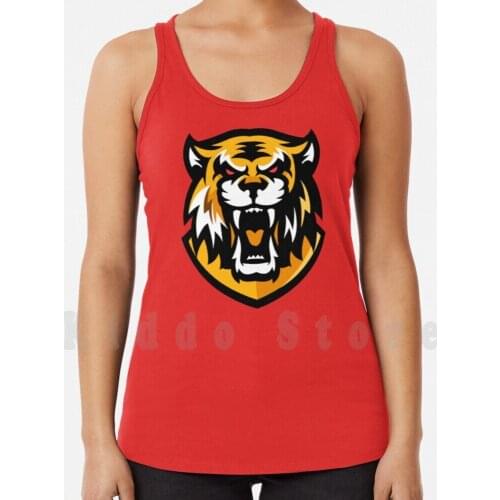Fierce Tiger Face Tank Tops Vest Sleeveless Tiger Tigers Big Cat Tiger King Tiger Stripes Bengal Bengal Tiger Tiger