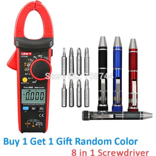 UNI-T UT216C 600A True RMS Digital Clamp Meters Auto Range W/Frequency Capacitance Temperature NCV Test