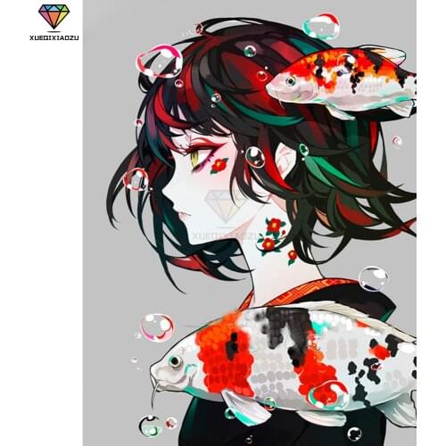 XUEQIXIAOZU Full Round Portrait Diamond Drawing Diamond Embroidery 5D DIY Diamond Setting Mosaic Painting Gift 2020 New