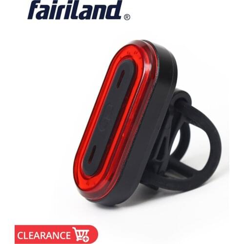 Bike Cycling Light 50 Lumens Bike Taillight Safety Warning Light Waterproof 6 modes Bicycle Rear Light Tail Lamp USB Charging
