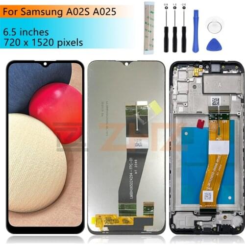 For Samsung Galaxy A02S A025 LCD Display Touch Screen Digitizer Assembly A025F A025G A025M replacement Repair Parts 6.5"