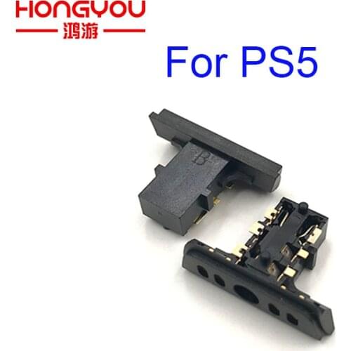 100Pcs Headphone Headset Earphone Jack Port Socket Connector Repair Parts for Playstation 5 PS5 Controller