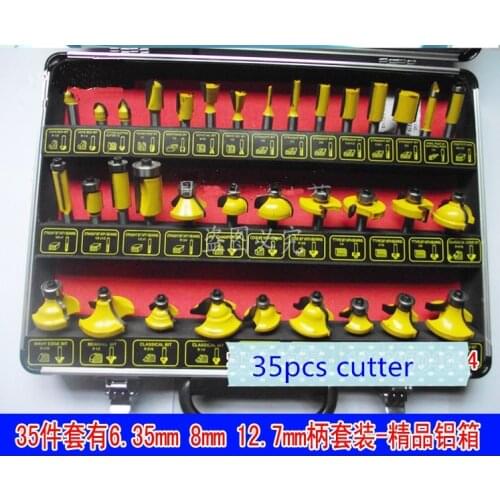 35 PCS Woodworking Cutting Tools/ Engraving machine bits/Engraving bits/ engraving blates