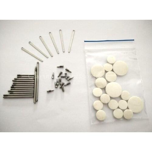 Clarinet repair parts screws,parts+ Clarinet pads Complete Set of 17 pads