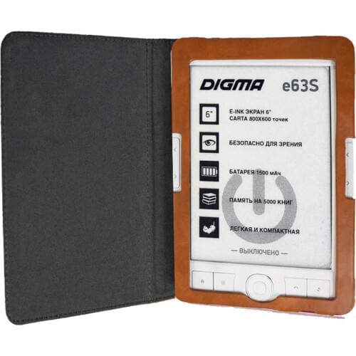 Pu leather cover case for R663 R660 R658 pocket with magnet protect ebook ereader reading