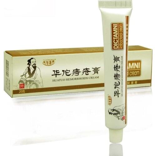 Hua Tuo Herbal Hemorrhoids Cream Effective Treatment Internal Hemorrhoids Piles External Anal Fissure (without box))