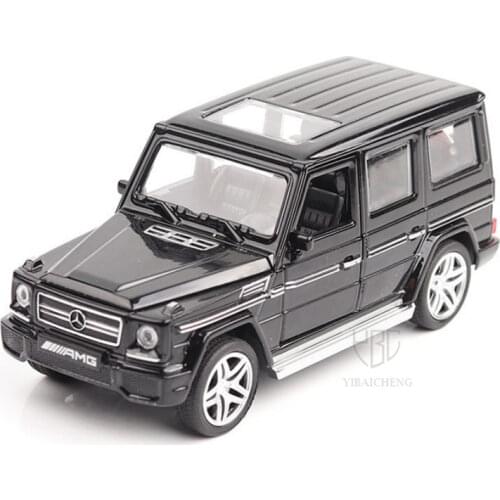 1/32 16CM Diecast Alloy G65 AMG Car Model G-Class Metal Toy SUV Auto 4 Doors Opened Vehicles Metal Car Toys For Children Gift