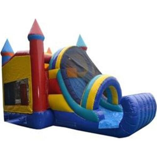 Inflatable bouncer with slide combo/inflatable combo for kids outdoor playground