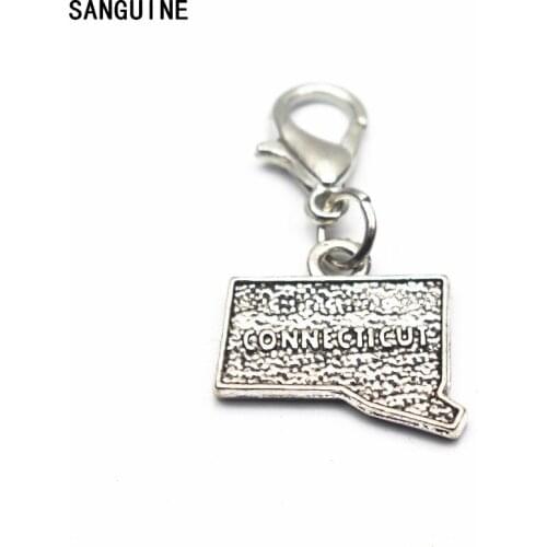 Newest Connecticut 12pcs/lot Alloy dangle charms lobster clasp hanging charm DIY bracelet&pendant floating charms jewelry