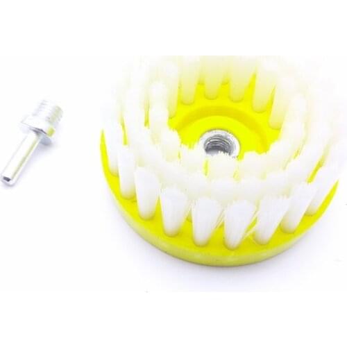 New 1pc Clean Brush used on Electric Drill for Carpet Sofa Ceramic tile Wooden Furniture Kitcen Cleaning Tools OD 110mm T50