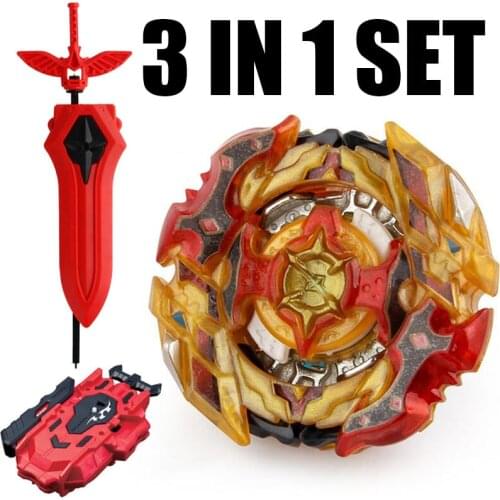 Limited Edition New Spinning Top Burst B-128 CHO-Z SPRIGGAN.OW.ZT Spinning Top W/ NEW Sword LR Launcher