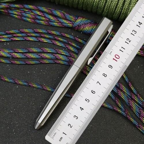 Titanium alloy portable pen multifunctional rigid window breaker outdoor camping self-defense tactical pen EDC tool
