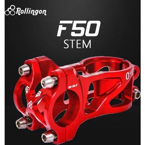 Rollingon Child Balance Handlebar Steering Head Assembly 0 Degree C Faucet Standpipe Scooter Light Steering CNC 50MM Long