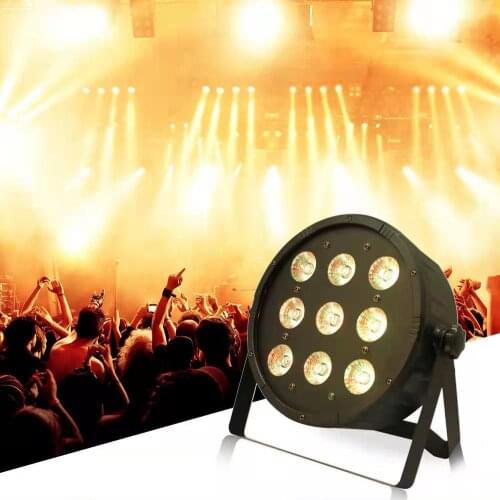 9pcs par lights LED lights stage lights, suitable for disco nightclub party Christmas party club DJ halloween project