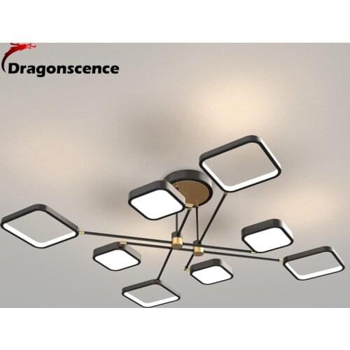 Dragonscence Modern led chandelier New metal Lamp Pendant Ceiling Decor Lamp Living Room Bedroom indoor chandelier lighting