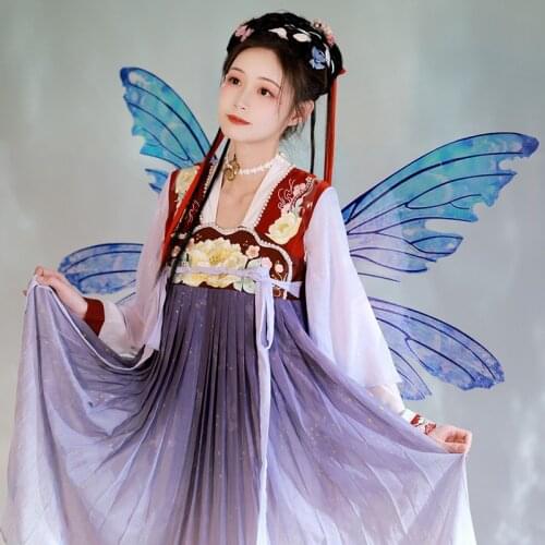 Hanfu Women Cosplay Costumes Summer Chinese Traditional Dress Fairy Clothes Princess Dress Fairies Outfit Modern Hanfu DL7924