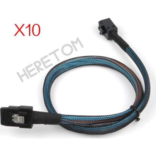 10PCS MINI SAS 8643 To SFF 8087 To SFF-8643 HD Server Data Cable Mini-sas Hard Disk Raid Cable 50cm