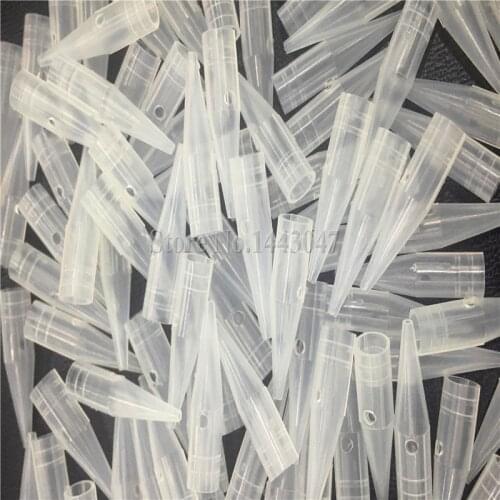 Fresshipping 100Pcs 3R Permanent Makeup Tattoo Plastic Needle Tips With 100Pcs Traditional 3R Needle Supply