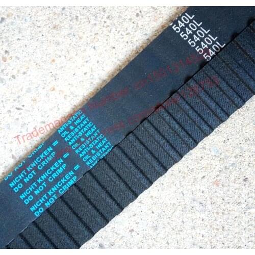 5 pieces/set 540 L 050 Timing belt Pitch 0.375" (9.525mm) length 1371.6mm width 12.7mm teeth 144 Timing belt pulley 540L050