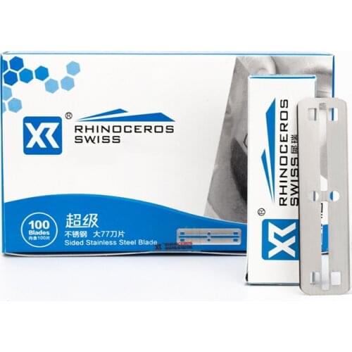 50/600pcs Big 77 Blade Classic Safety Razor Blade Straight Razor Double Edge Razor Blade Stainless Steel Blade 62*16.2mm G0323