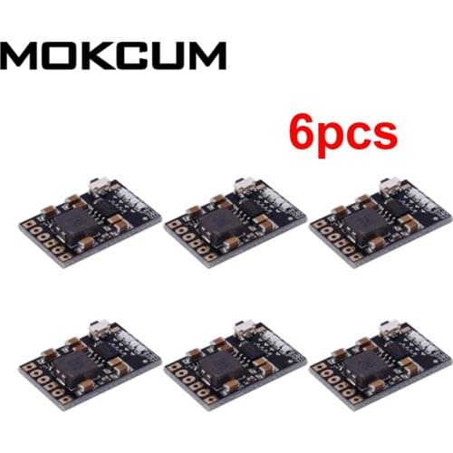 6PCS 2A 5V Charge and Discharge Integrated Module DC 4.5V-5.5V 18650 Lithium Battery Charging Boost Power Board Protection