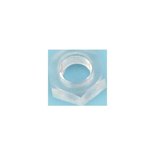 6pcs M2 M2.5 transparent nut muff hexagon PC clear insulation plastic hex nuts muffs sleeve