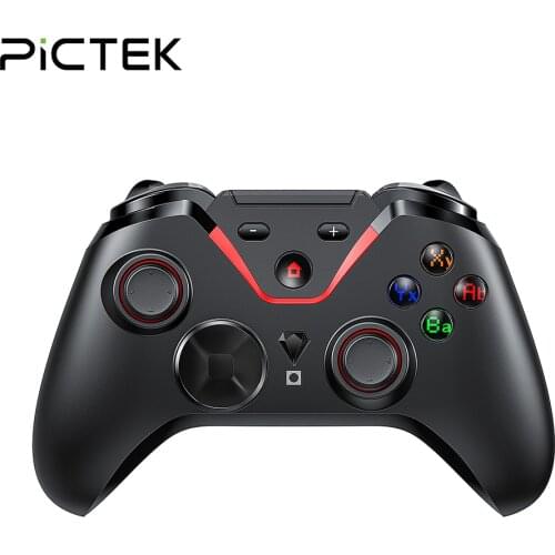 PICTEK PC249 PUBG Controller Wireless Bluetooth Gamepad Mobile Android Rechargeable Switch Controller With Phone Holder For Game