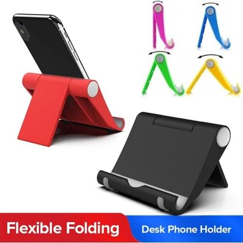 For iPad iPhone Xiaomi Samsung Huawei Cell Phone Holder Desktop Stand Support Telephone Tablet Bracket Mobile Mount Handy Halter