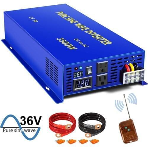XYZ INVT 3500 watt Solar Inverter 12v 24v 36v 48v dc to ac 110v 120v 220v 230V Off Grid System Pure Sine Wave Power Inverter