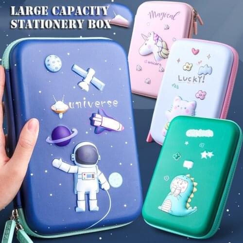 Stationery Cases Kawaii School Stationery Cases Multi Function Large Capacity Stationery Library Scolaire Childrens Products