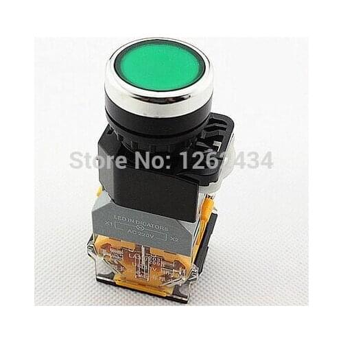 Automatic reset button LA38-11DT button with light(1NO 1NC)