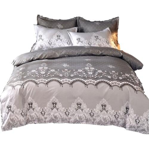 European Bedding Sets Duvet Cover Pillowcase Sets Geometric Pattern Bedclothes Duvet Cover Pillowcase Bed Cover Sets