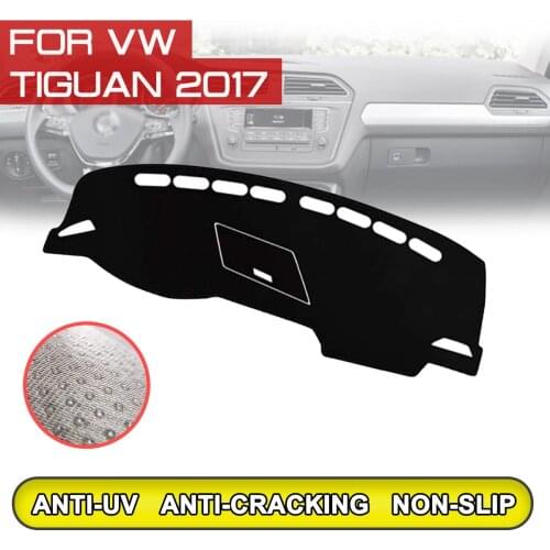 For Volkswagen Tiguan 2017 Car Dashboard Mat Anti-dirty Non-slip Dash Cover Mat UV Protection Shade