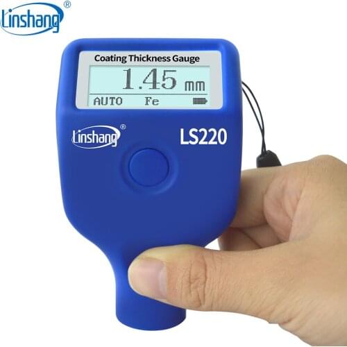 Linshang integrated dry film thickness gauge DFT gauge coating thickness meter for antiseptic paint electroplated layer LS220H