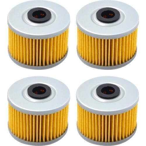 4pcs Oil Filter For KAWASAKI KX450F KXF450 2012-2015 KFX450R KFX450 R 2008-2014 KLX450R KLX450 R 2008-2014 KLX300R 1996-2008
