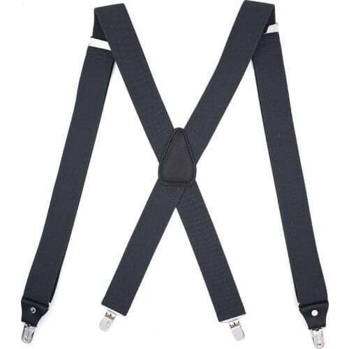 Mans Suspenders Fashion Braces Elastic Adjustable Suspensorio 4 Clips Outdoor Bretelles Tirantes Trousers ligas cowboy Strap