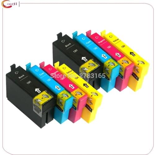 8Pack Compatible ink cartridge Epson T1301 T1302 T1303 T1304 for EPSON Stylus SX525WD SX535WD SX620FW BX925FW printer