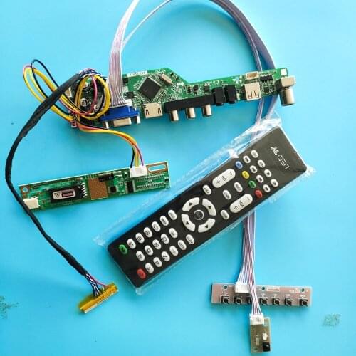 For LP133WX1(TL)(N2) Driver Board 30pin VGA AV TV Controller USB Module Digital Signal HDMI 1 lamps 13.3" New 1280X800