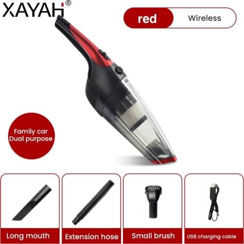 6800PA Handheld Vacuum Cordless Powerful Cyclone Suction Portable Rechargeable Vacuum Cleaner Quick Charge for Car Home Pet Hair