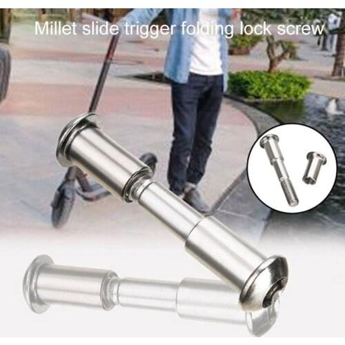 1Pcs Screw For Xiaomi MIJIA M365 Scooter Parts Folding Repair Steel Bolt Hardened Screw Hinge Lock Fixed Assembled Pothook E5R1