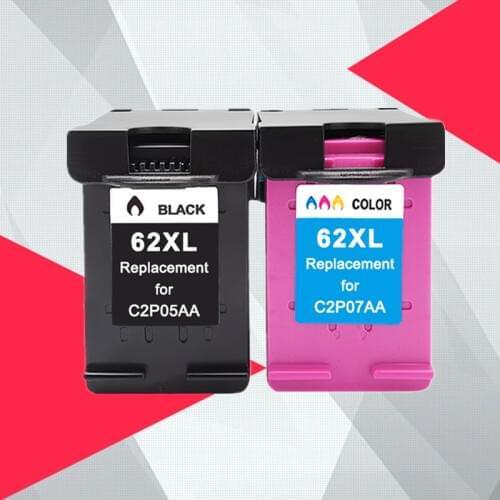 Ink Cartridge Replacement for HP 62XL 62 XL for HP62 Envy 5640 OfficeJet 200 5540 5740 5542 7640 printers