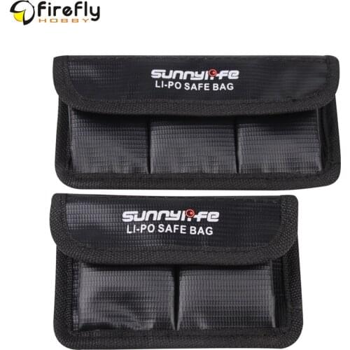 Sunnylife Explosion-proof Battery Protective Storage Bag LiPo Safe Bag for DJI OSMO ACTION Sport Camera