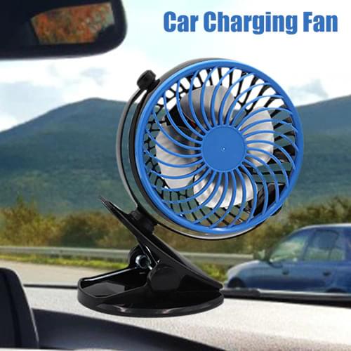 USB Mini Car Fan Cooler Clip-on Charging Silent Fan Portable Car Backseat Air Condition Student Dormitory Auto Mini USB Fans