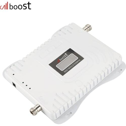 GSM 2G 3G 4G Cell Phone Booster Tri Band Mobile Signal Amplifier LTE Cellular Repeater GSM DCS WCDMA 900 1800 2100 Booster Host