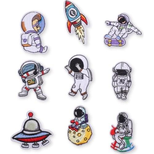 1 Piece Computer Embroidery Astronaut Diver Cloth Stickers Embroidery Cloth Stickers Clothing Accessories Accessories Patch