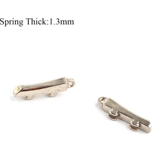 10pcs 1.3mm thick Eyewear spring hinge with case glasses easily installed flex hinge broken spring replacement part