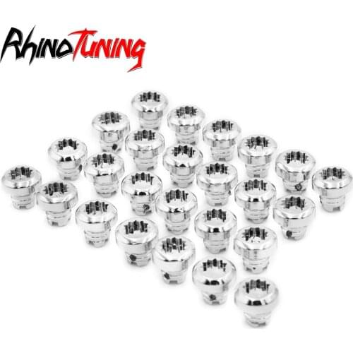 100pcs Wheel Rivets Nuts Rim Lip Decorative Studs Bolts For Car Rims