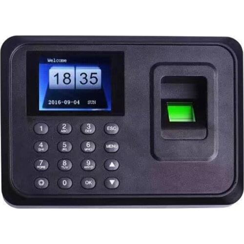 2.4 Inch TFT Monitor A5 Fingerprint Time Attendance Machine