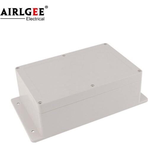 230 * 150 * 87mm gray outdoor waterproof electrical junction box with mounting ear shell cable junction box